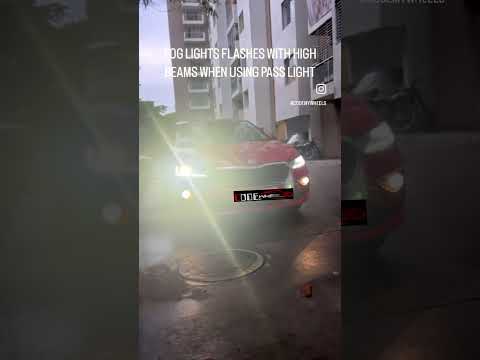 CODED FOG LIGHTS FLASHING WITH HIGH BEAMS WHEN USING PASS LIGHT FOR VIRTUS SLAVIA KUSHAQ TAIGUN