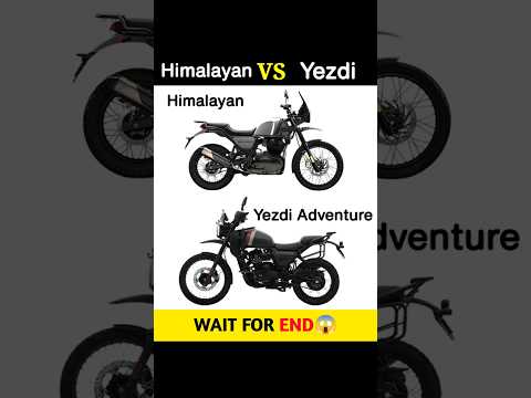 Yezdi Vs Himalayan🥰 | Full Comparison || #shorts #yezdi #himalayan #adventure #bike