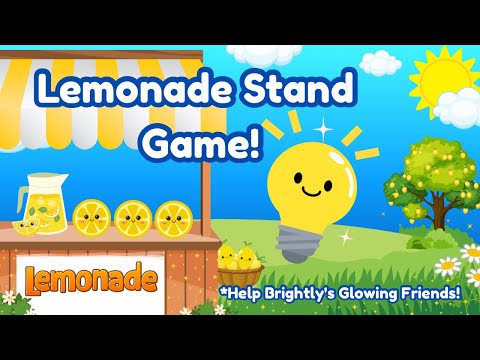 Lemonade Stand Game for Kids | Help Brightly Serve His Glowing Friends!