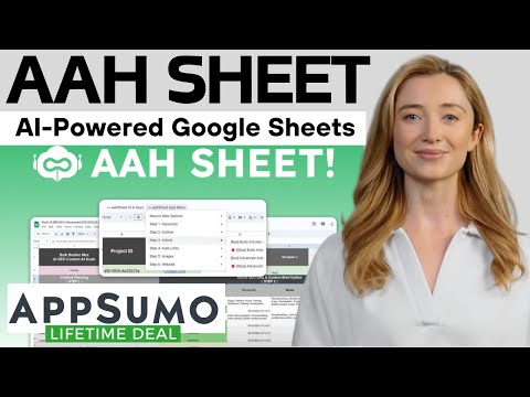 AahSheet Lifetime Deal For Only 59$! [AahSheet Appsumo Deal]
