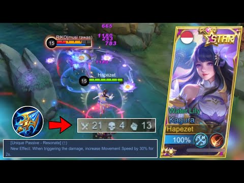 Trying the Buffed Kagura Item! From Lose Gold to Comeback 21 Kills | Mobile Legends