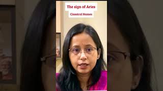 The sign of Aries, Mesha Rashi, Classical Names