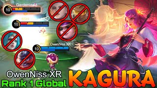 Deadly Umbrella Combo Kagura Midlaner - Top 1 Global Kagura by OwenNiss XR - Mobile Legends