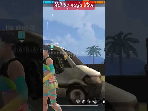 Kill by ninja stars#freefire #noobtoproff #noob_to_pro #mobilegaming