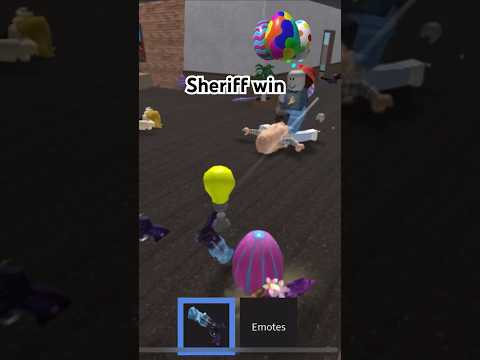 Sheriff win #roblox #mm2edit #mm2 #mm2gameplay #murdermystery #mm2roblox #mm2funny #evade #funny