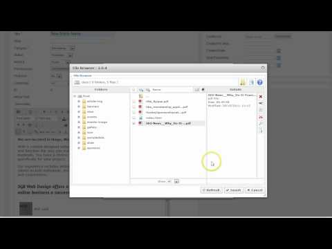 SGB Web Design - Joomla 1.7 - Add Article with Link