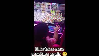 Ellie’s Claw Machine Redemption Attempt… Still No Luck! 😂 #jannzero