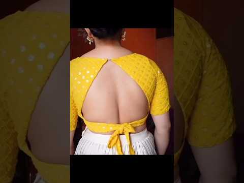 Latest blouse back neck designs #trending #shortsfeed #shorts #short #song #ranu #latest #diy