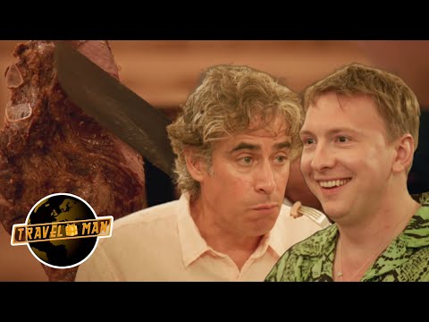 Joe & Stephen Mangan enjoy an all you can eat Brazilian meat FEAST | Travel Man