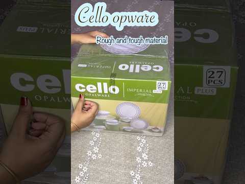 Cello Dinner Set Review + Unboxing 💛 | Best Dinnerware for Home | #shorts