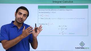 Class 11th – Integral Calculus Problem Example-1 | Vectors and Calculus | Tutorials Point