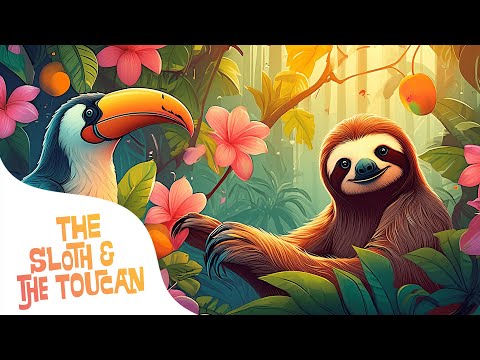 Bedtime Stories for Kids - SID THE SLOTH AND THE TOUCAN - 5 Minute Meditation for Children
