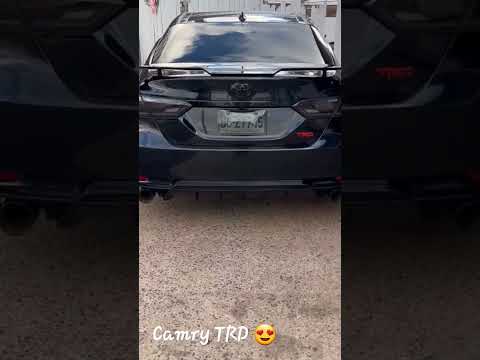 Camry Trd gets a full custom exhaust #camrytrd #trdpro #loudcars #cars #viral #customexhausts#toyota