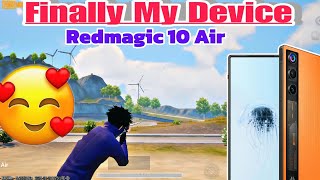My New Device Redmagic 10 Air 🥰 | Redmagic 10 Air Gaming Test | Redmagic 10 Air Pubg Test | price.