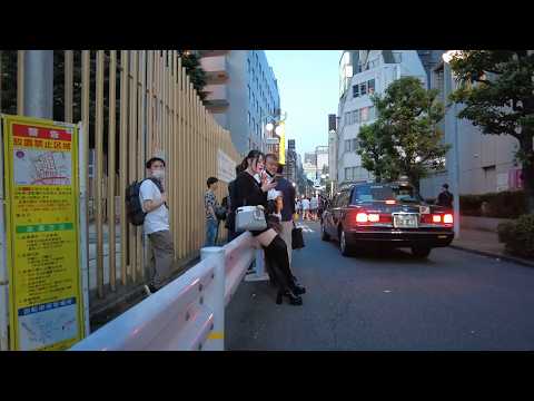 夕方の大久保公園・新宿歌舞伎町をお散歩！Walk in Tokyo Shinjuku Kabukicho Okubo Park Tour, Relaxing Walk in Japan Travel