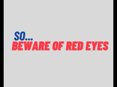 BEAWARE OF REDEYE! EYE REDNESS! The WORM in the EYE! Dr.K.KAVITHALAKSHMI
