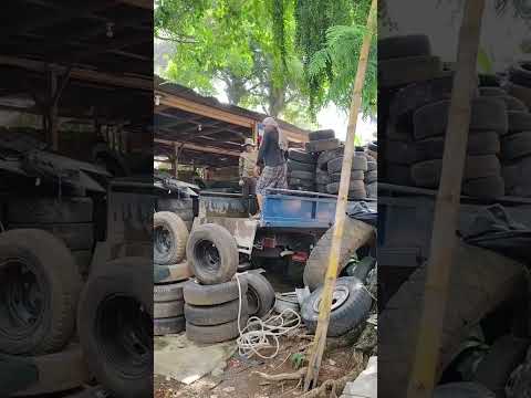 Who knew old tires could be septic system superheroes? 🛞🌿 #ecofriendly #usedtires #costarica