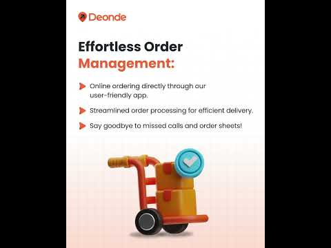 Tired of managing orders manually Let deonde simplify your tiffin delivery business!