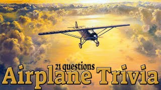 AIRPLANE TRIVIA ! - 21 questions about Planes and Pilots !!!  {ROAD TRIpVIA- ep:594]