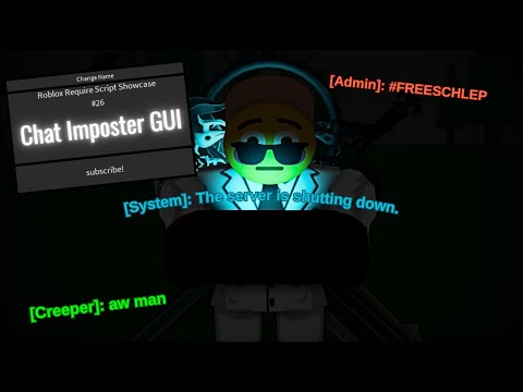 Roblox Require Script Showcase #26 | Chat Imposter