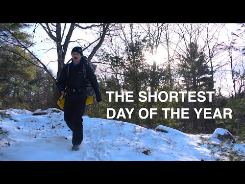 Winter Camping on the Shortest Day of 2021