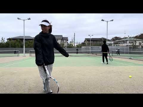 【作業用テニス】Easygoing tennis with friends 鶴間公園テニス20231111