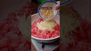 EASY HONEY POMELO TEA RECIPE #recipe #cooking #chinesefood #drinks #tea #pomelo #yuzu #honey