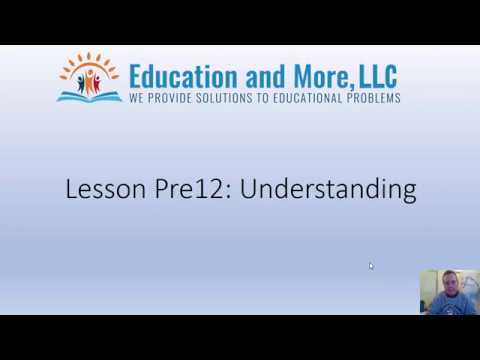 Lesson Pre12 - Understanding - Learn Python 3 at a Snail's Pace