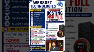 🚨 Website Down? Fix “Disk Full” Issue FAST + Get Your Business Online Today!