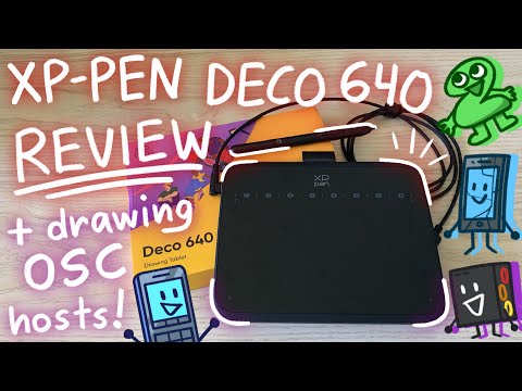 Drawing my favourite object show hosts + XP Pen Deco 640 Tablet Review