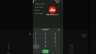 Jio Free Data 2025😱 | jio 32Gb data free Screat Code #shots #viral #viralvideo #new