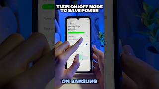 POWER SAVING MODE ON YOUR SAMSUNG - BATTERY SETTINGS🦋#powersaving #samsung #samsungtricks #howto