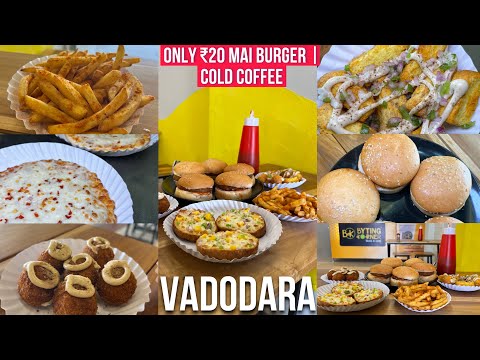 ₹20 Mai Burger And Cold Coffee most Affordable Cafe In Vadodara