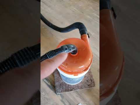 Review and set up of the Dustopper Cyclonic Dust Separator vacuum collector stopper bin cleaner!