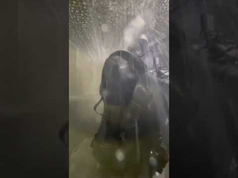 winfung's bag water proof test! #bag #waterproof #manufacture