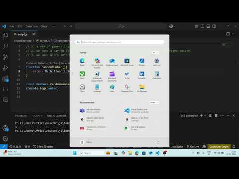 js tutorial | game with loops and functions