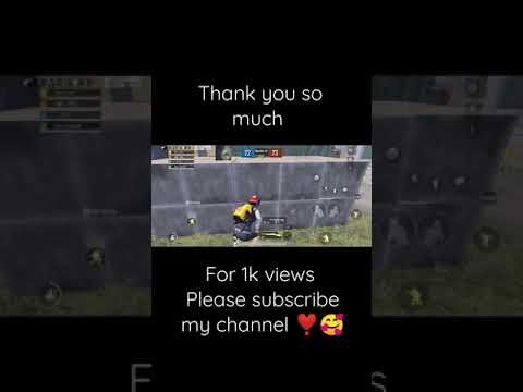 #bgmi Pubg mobile tdm m24 quick shot and thank you for 1k video