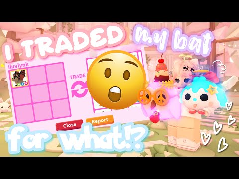 ˚୨୧⋆｡˚ I Traded My Bat For What?! + Lots Of Exos! | Trading Video - #adoptme #adoptmetrades ♡༊*·˚