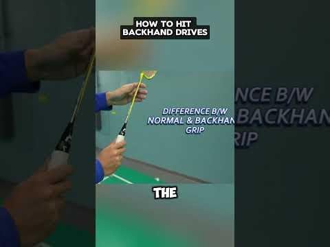 Perfect backhand drives #badminton #aylexbadmintonacademy