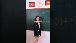 Smart Girl Outsmarts Class Clown in Math Challenge! #Shorts