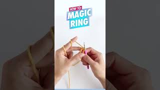 How to Crochet: Magic Ring (or Magic Circle) - Beginner Amigurumi Tutorial