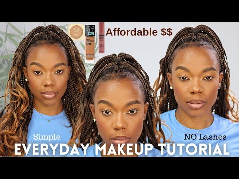 Quick Step By Step Everyday Makeup Tutorial for Brown Skin- Beginner Friendly