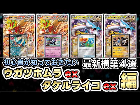 【ポケカ】環境をぶっ壊す‼最新型ウガツホムラexが強い！安定タケルライコex【Gouging Fire ex】