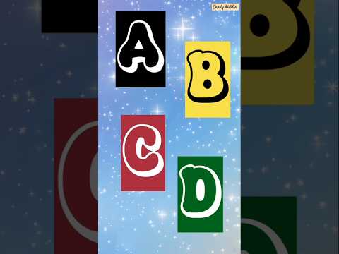ABCD in the morning 🌅 brush your teeth 🪥 l  kids learning l CandyKiddie