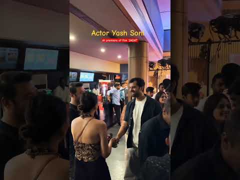 Yash Soni Spotted at the premiere of his film #Jagat
