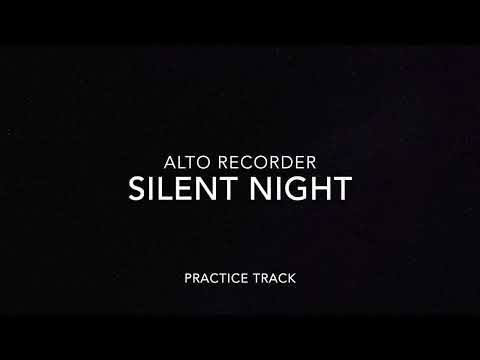 Silent Night for Alto Recorder