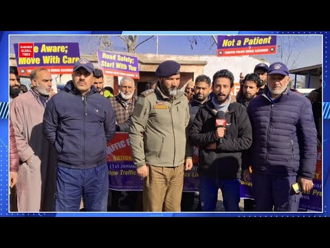 Interview Of DySP Traffic Ganderbal/ Bandipora During National Road Safety Month At Sumbal.