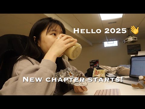 VLOG #106 | 究竟要不要讀博士班？開箱dji pocket 3、新年新希望 | 美國碩士日常