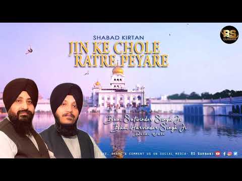 Jin Ke Chole Ratre Peyare | Shabad Kirtan | Bhai Satwinder Singh JI Delhi Wale