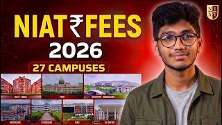 NIAT Fee Structure 2026 | 27 Campuses Across India | Scholarships & Actual Fees #niat